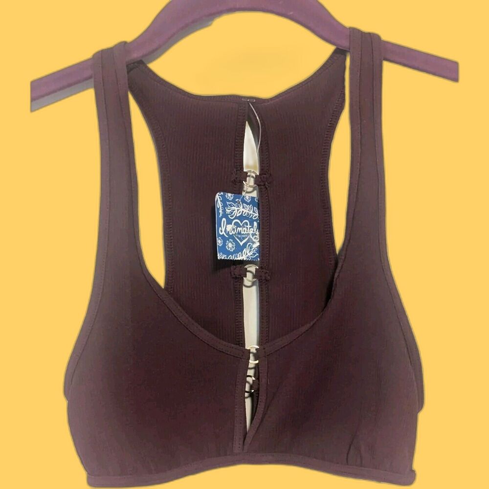 Free People Chalice Bra Women's Size XS/Small Intimately Seamless Merlot NWT - Picture 2 of 10